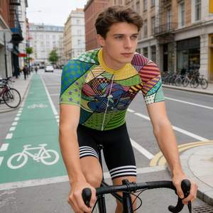 Oferta Especial: Maillot de Ciclismo Personalizado de Alta Calidad con Logotipo Impreso para Hombre y Mujer, para Equipos de Ciclismo de Carretera y Deportes al Aire Libre - Product Image 2