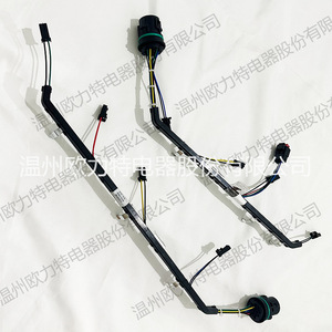 Arnés de cableado internacional para inyectores de combustible 1856011C95 Lado del conductor izquierdo/derecho 08-10 6.4L 12V Aislamiento de PVC - Product Image 1
