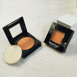 Nouvelle conception, poudre pressée pour le visage, 3 couleurs, fini mat, imperméable, pour tous types de peau, avec un miroir et un éponge - Product Image 3