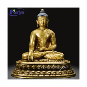 Buddha Statue Wholesale Custom Hand Carved Life Size Metal Brass Bronze Prices Tibet Hand Made Europe SCULPTURE Casting Norton