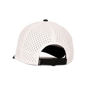Casquette de golf OEM personnalisée en maille perforée avec logo, 6 panneaux, visière légèrement incurvée, snapback, patch en caoutchouc imperméable - Product Image 4