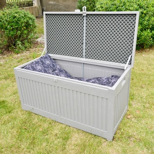 VERTAK 270L Outdoor Adult Seats Waterproof Plastic <strong>Gardening</strong> Tools Storage <strong>Boxes</strong> - Product Image 5