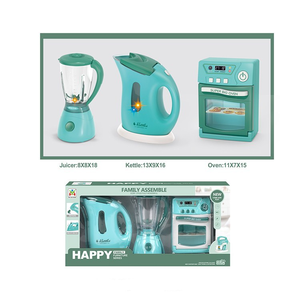 Vente flash : Mini cuisine électrique avec blender, bouilloire, four, jeu de rôle, jeu de simulation avec lumières et sons - Product Image 4