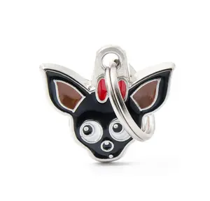 CHIHUAHUA Pet ID pendentif breloques en alliage de Zinc chien chat nom personnalisé breloque fit collier bracelet boucle d'oreille porte-clés comme cadeau