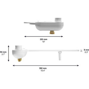 Bidet WC, jet pour WC eau froide blanc (non électrique) KMINA K30011 - Product Image 6