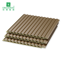 Fournisseur chinois de panneaux muraux rainurés en WPC modernes et imperméables personnalisés pour la décoration des murs et plafonds intérieurs, panneaux muraux en PVC OEM