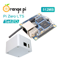 Orange Pi Zero LTS 512 Mo Mini PC Tablette Allwinner H3 SoC Carte de développement open source Android Linux OS 5V Boîtier blanc
