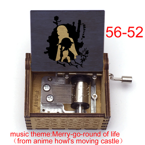 Mini <span class=keywords><strong>Caja</strong></span> <span class=keywords><strong>Musical</strong></span> de Madera, El Castillo Animado de <span class=keywords><strong>Howl</strong></span>, Carrusel de la Vida, Regalo de Navidad, Cumpleaños, Año Nuevo - Product Image 5