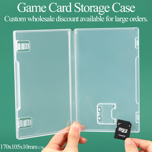 Estuche para Tarjetas de Juego SUNSHIN, Caja de Almacenamiento para Tarjetas de Memoria SD, CF, TF, XD, XQD, SDHC, Transparente, para Nintendo Switch - Product Image 1
