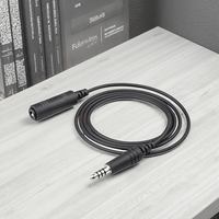 Headset jaket PVC Audio Video profesional, kabel jaket PVC untuk kamera proyektor komunikasi Pilot pesawat terbang komputer HDTV