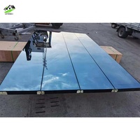 Portes de garage automatiques en verre, design contemporain, entièrement en verre, enroulables, aluminium, villa moderne, coupe-vent, cadre caché, porte en verre