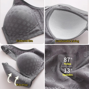 Nouveaux soutiens-<span class=keywords><strong>gorge</strong></span> respirants à <span class=keywords><strong>fermeture</strong></span> avant pour femmes, anti-affaissement, push-up, sans fil, sous-vêtements pour femmes, <span class=keywords><strong>grande</strong></span> <span class=keywords><strong>taille</strong></span>, <span class=keywords><strong>soutien</strong></span>-<span class=keywords><strong>gorge</strong></span> fin - Product Image 4