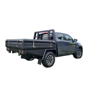 Plateau de benne personnalisé en aluminium pour double cabine, avec garde-boue latéral, garde-boue et dispositif de rangement sous le plateau - Product Image 3