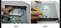 Cardweb Disco Rigido da 500GB per Telecamere di Sicurezza, Sistema CCTV, Kit NVR DVR, Hard Disk SATA
