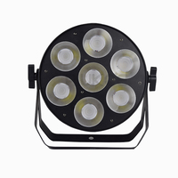 Dernière conception de projecteur LED 7x30W 4-en-1 RGBW en aluminium, mini projecteur plat avec télécommande IR à pixels pour DJ/spectacles de fête