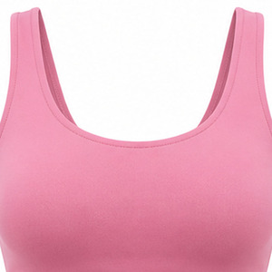 Sujetador Deportivo para Mujer, Talla Grande, Transpirable, Cómodo, Simple, para Gimnasio y Fitness, Color Sólido, Secado Rápido, Ecológico - Product Image 6