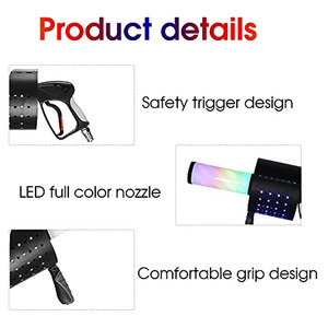 Máquina de confeti RGB Light Party Air Gun CO2 Pistola Original <span class=keywords><strong>Shooter</strong></span> Fog Machine CO2 DJ Gun Paper Confeti Gun - Product Image 5