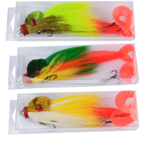 Señuelo artificial de rata de agua simulada <span class=keywords><strong>para</strong></span> pesca en aguas profundas, 22cm 40g, de lanzamiento largo, hundimiento rápido, <span class=keywords><strong>cebo</strong></span> duro con cola rizada, anzuelos de pesca, <span class=keywords><strong>cebo</strong></span> blando. - Product Image 4