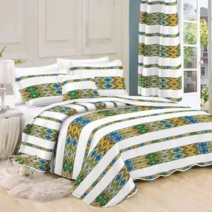 100% Polyester 2024 Custom Made Ethiopian Eritrean Culture Saba Tilet Edition 3pcs Quilt Cover Pillow Case And Custom Curtains