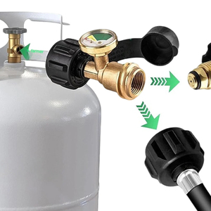 Digital Indicator Rust Efficient Regulator Gauge for <b>BBQ</b> <b>Gas</b> Joint Flow Detection - Product Image 1