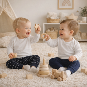 Pantalons pour bébé unisexe en tricot de printemps bon marché, longueur entière, respirants, en coton, leggings pour nouveau-né, vêtements pour bébé, pantalons longs pour tout-petits - Product Image 1