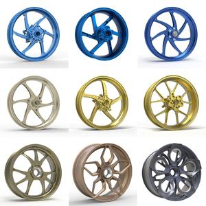 Fabrication de roues de moto en alliage d'aluminium forgé de 17 pouces pour moto <span class=keywords><strong>sportive</strong></span> Honda, compatible avec Honda CBR1000RR / CBR650R / CBR600RR - Product Image 3