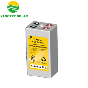 中国电池供应商 1000ah 2 v opzv gel 电池 5 年保修
