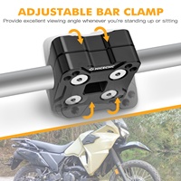 Abrazadera de barra de soporte GPS para manillar de motocicleta NiceCNC de 14MM para Kawasaki KLR650 KLR 650 2022-2023