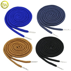 Sacs de sport de bonne qualité ficelle en polyester nouée embouts d'extrémité de forme ronde cordes de <span class=keywords><strong>dessin</strong></span> <span class=keywords><strong>corde</strong></span> pour baskets - Product Image 5