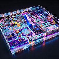 Parc de trampolines intérieur commercial, aire de saut, équipement de terrain de jeu, jeux gonflables en plastique, taille personnalisable, certifié ISO9001