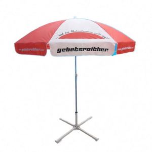 Sombrilla de Jardín Redonda Personalizable de 220 cm con Apertura Automática Rápida, Tamaño Estándar, Parasol para Exteriores - Product Image 1
