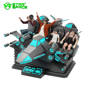 Simulateur de tir <span class=keywords><strong>VR</strong></span> Star <span class=keywords><strong>VR</strong></span> <span class=keywords><strong>X</strong></span> Wing pour 4 joueurs, cinéma 9D avec mouvements, expérience de vol spatial avec films 8K - Product Image 2