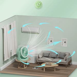 カスタマイズされたType-cポータブル冷却ミニシロッコファン新着屋外充電式スポーツブラシレスモーターホワイトデスクトップファン - Product Image 4