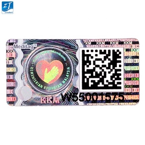 <strong>Custom</strong> <strong>Printing</strong> Waterproof Label Hologram Qr Code Sticker - Product Image 6