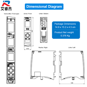โมดูลหน่วยประมวลผลกลางรุ่นใหม่แท้ 6ES7511-1TL03-0AB0 SIMATIC S7-1500T PLC Controller CPU1511T-1 PN 6es7511-1tl03-0ab0 - Product Image 2