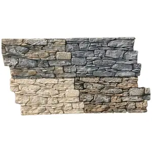 High quality manufacturers sell wall cladding decorative materials pu artifical stone