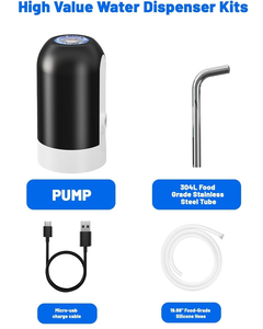 Gallon <b>Water</b> <b>Dispenser</b> USB Charging Universal Fit <b>Water</b> Bottle Pump for Drinking <b>Water</b> Portable <b>Automatic</b> Electric Pump for - Product Image 2