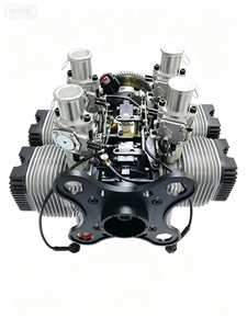Moteur à essence monocylindre à deux temps, échappement latéral, refroidissement par air, démarrage manuel, en aluminium, cylindrée CC - Product Image 1