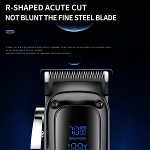 Máquina Cortapelos KEMEI Km-1550 de 2000 mAh, Recargable, <span class=keywords><strong>Profesional</strong></span>, Eléctrica, 5 W, Recortadora de <span class=keywords><strong>Pelo</strong></span> Comercial, CE, ROHS, MSDS, OEM - Product Image 3