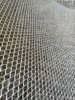Grillage métallique plat diamanté G60 certifié CE, personnalisable, pour renforcement mural, maille expansée pour stuc intérieur et extérieur