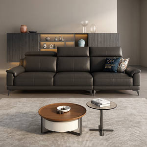 Commercio all'ingrosso vera pelle di mucca <span class=keywords><strong>divano</strong></span> due posti reclinabile in pelle <span class=keywords><strong>divano</strong></span> set soggiorno mobili - Product Image 2