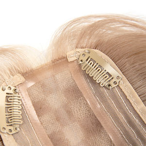 Topper de Cabello Humano Natural para Mujeres Blancas, Mono Lace Toppers - Product Image 2