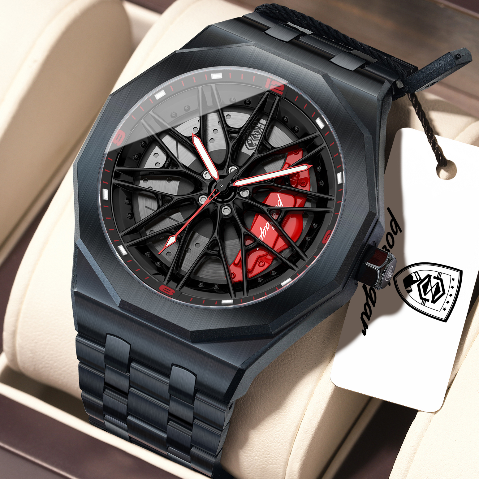 809 Negro Rojo S