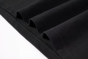 T-shirts 100% coton personnalisés des fabricants OEM T-shirts pour hommes en tissu tricoté régulier anti-rides à manches longues - Product Image 4