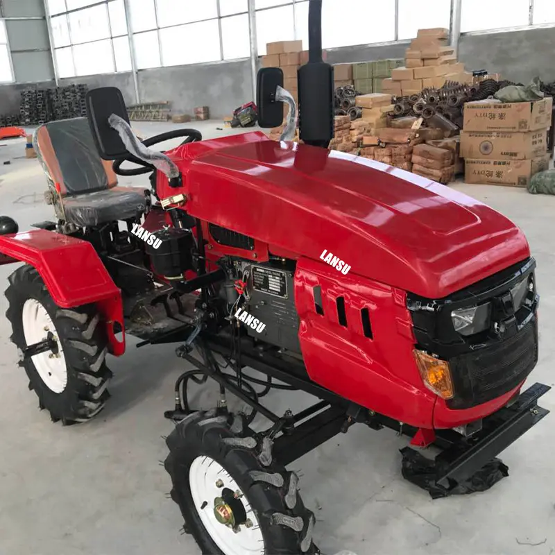 High power low consumption 20-30hp mini crawler tractor implements electric tow tractor tractor draw bar