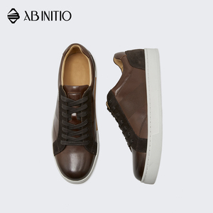 Zapatos deportivos de cuero para hombre, <span class=keywords><strong>zapatillas</strong></span> masculinas personalizadas, de lujo chino - Product Image 2