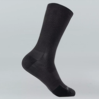 LINGTU Chaussettes de cyclisme en nylon avec logo personnalisé Chaussettes mérinos de compression pour cyclisme athlétique