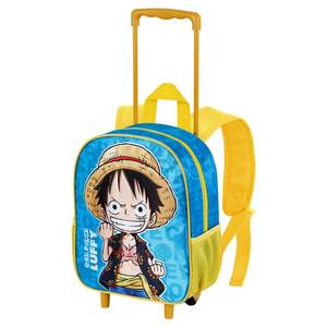 Karactermania For One Piece Monkey-Small <b>Backpack</b> with Wheels, Blue - Product Image 1