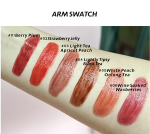 <span class=keywords><strong>Gloss</strong></span> à lèvres hydratant et nourrissant en forme de mini-cœur, effet miroir, longue tenue, waterproof - Product Image 5