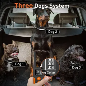 Collier d'entraînement intelligent nouveau dispositif de contrôle des aboiements collier dressage pour chien avec télécommande